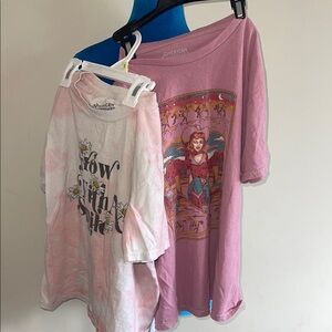 American Highway Apparel Kids Pink Short Sleeve Tees